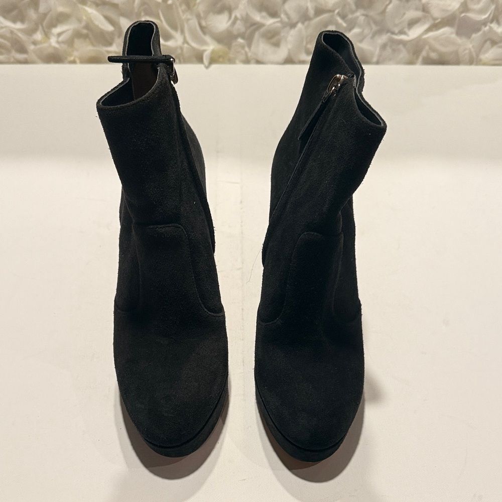 Kate Spade Black Suede Ankle Booties